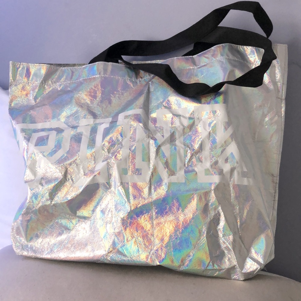 Victoria’s Secret PINK Holographic Tote Bag